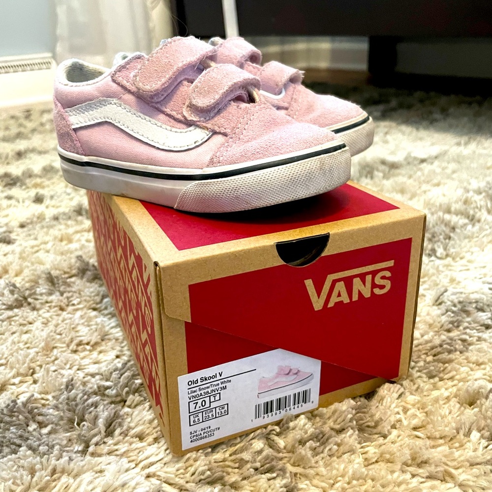 Toddler girls size 7 Vans sneakers